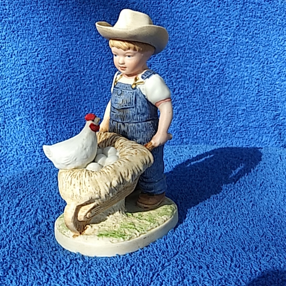 1985 "Denim Days" by Homco #1501 figurine